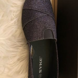 Syke Shoes - Dark grey/ silver Espadrille flats Syke Shoes - Dark grey/ silver Espadrille flats